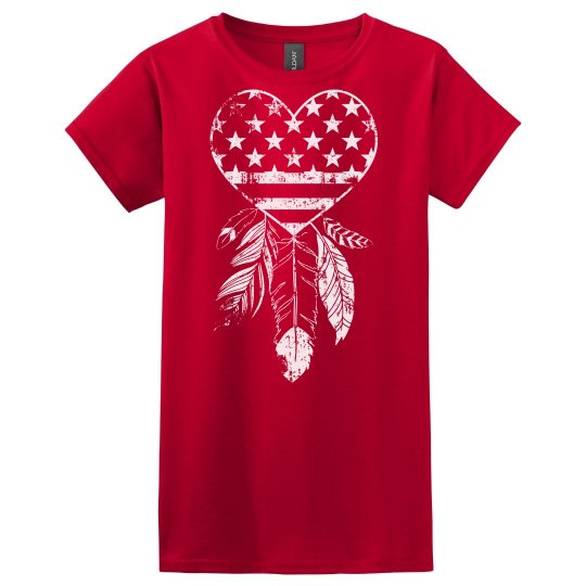 American Dreamcatcher Heart