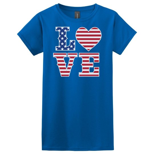 American Flag LOVE
