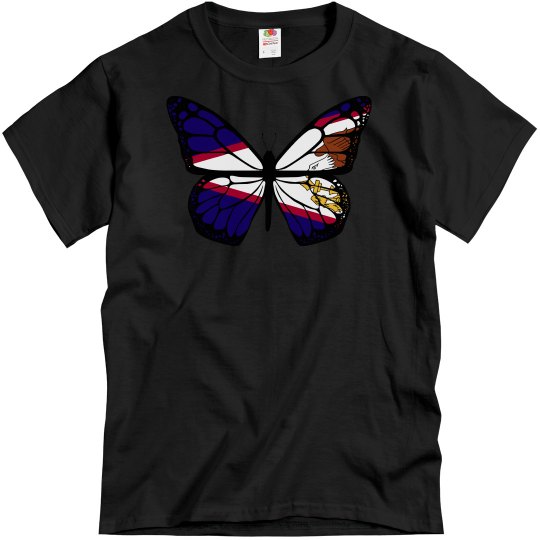 American Samoa Butterfly American Samoa Flag Butterfly American Samoa Butterfly American Samoa Flag Butterfly