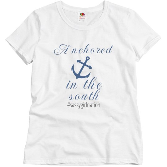 anchored in the south T