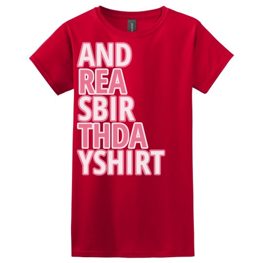 Andreas birthday shirt