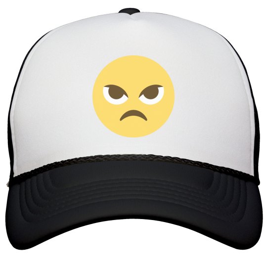 Angry Face Snapback Hat 