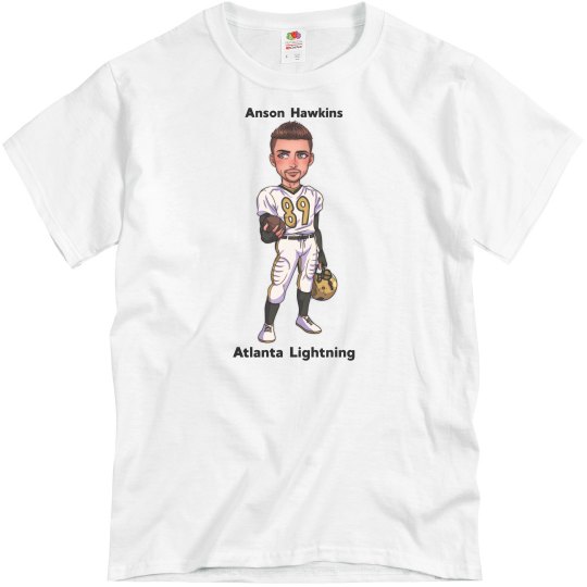 Anson shirt--name and number on back