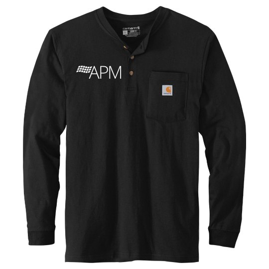 APM Carhartt Long Sleeve Henley Tee APM Carhartt Long Sleeve Henley Tee