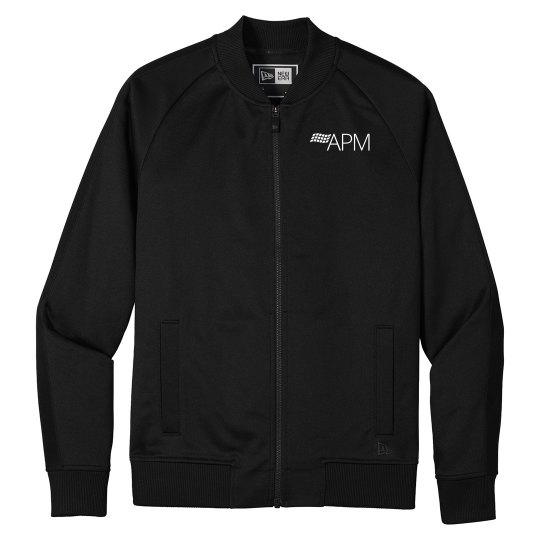 APM Unisex New Era Track Jacket (White Logo) APM Unisex New Era Track Jacket (White Logo)