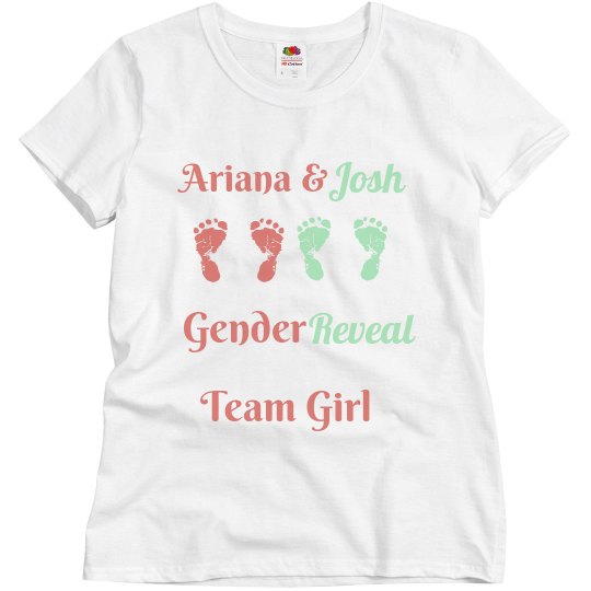 Ari and josh gender reveal shirt