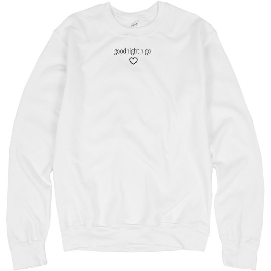 Ariana "goodnight n go" white crew