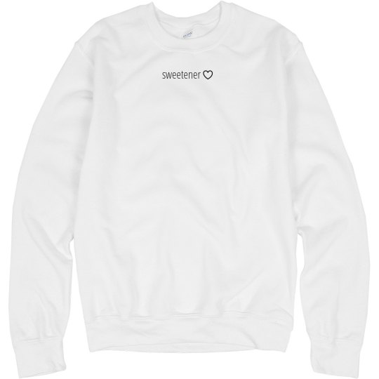 Ariana inspired sweetener ♡ white crewneck