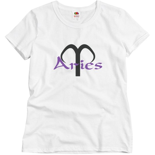 Aries in purple