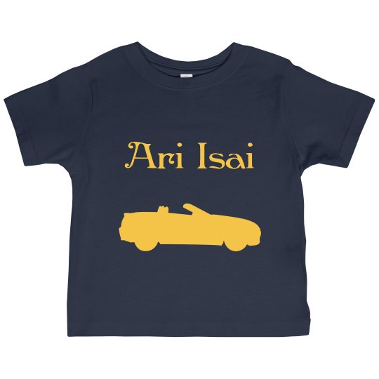 ari's  navy car shirt