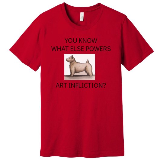 Art Infliction-Queentet Tandem Logo T-Shirt, Unisex