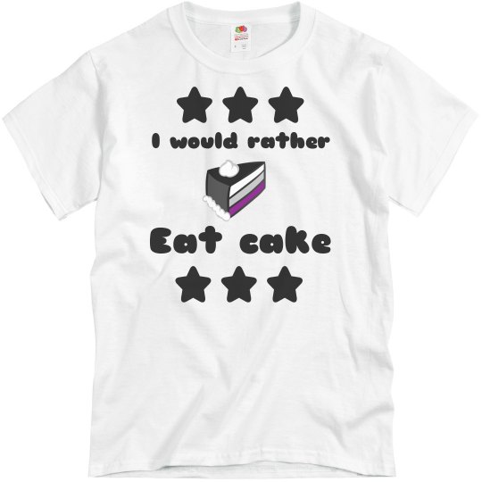 Asexual Cake Shirt Asexual Cake Shirt