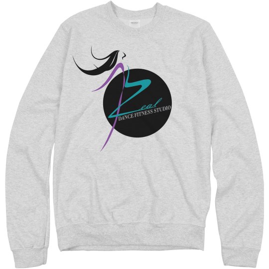 Ash Grey Sweatshirt with Zeal Logo