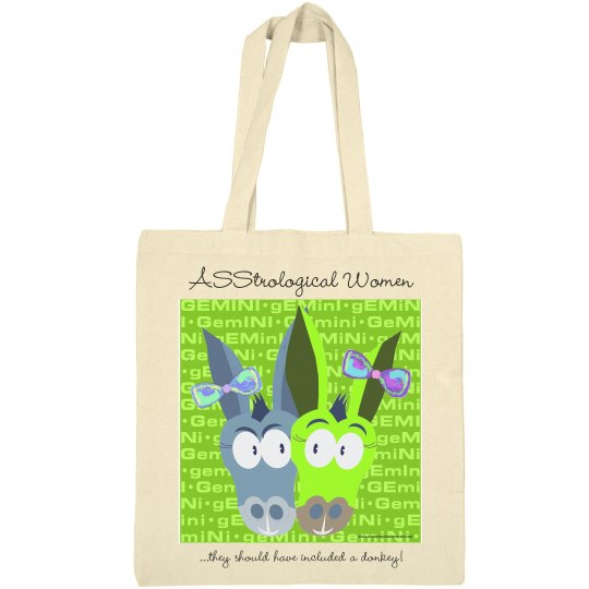 Asstrological Women Gemini Tote