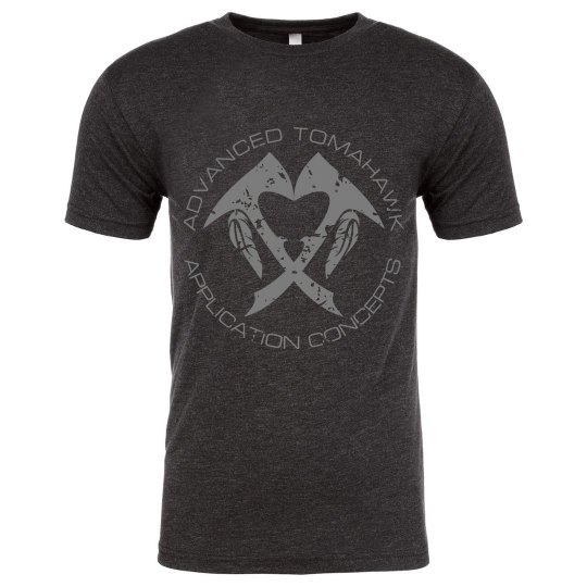 ATAC Distressed Black Triblend - Unisex Triblend T-Shirt: Comprehensive Fighting