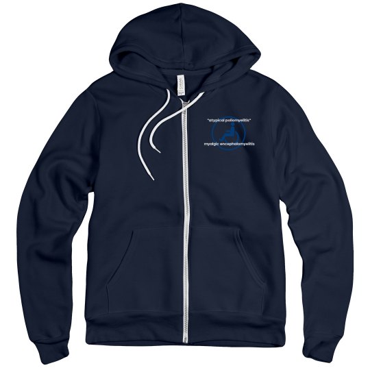 Atypical Poliomyelitis Navy Unisex Hoody