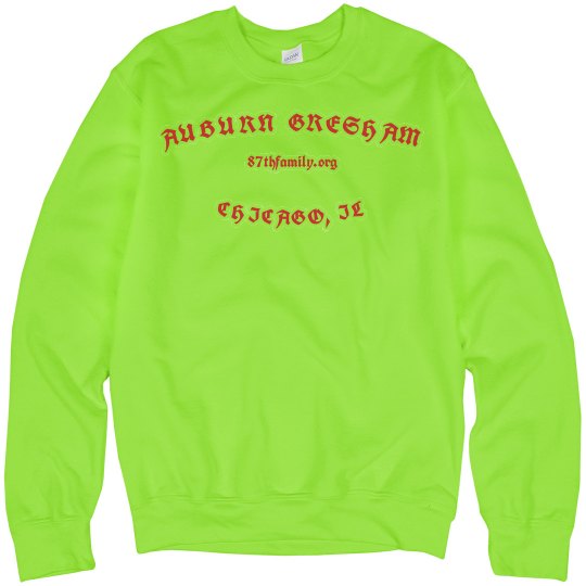 AUBURN GRESHAM NEON GREEN LS