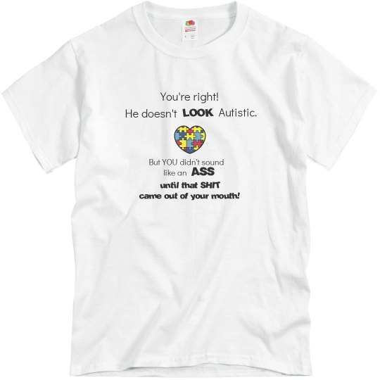 Autistic  He doesn't LOOK - Pink