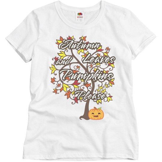 Autumn Leaves & Pumpkins Please Autumn Leaves & Pumpkins Please