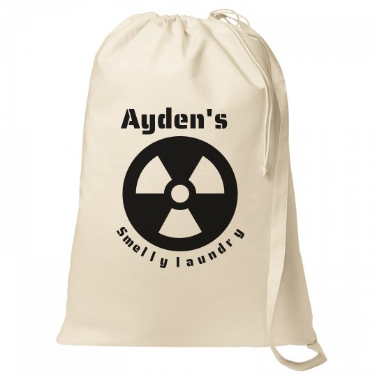 Ayden's laundry bag