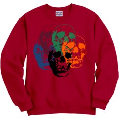 Unisex Film and Foil Crewneck Sweatshirt