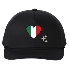 Snapback Five-Panel Rope Hat