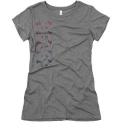 Ladies Slim Fit Super Soft Triblend Tee