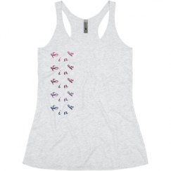 Ladies Slim Fit Super Soft Racerback Triblend Tank