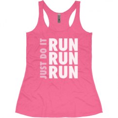 Ladies Slim Fit Super Soft Racerback Triblend Tank