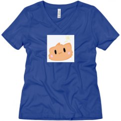 Ladies Relaxed Fit V-Neck Tee