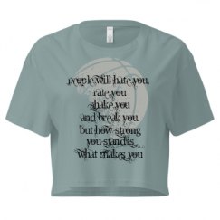 Ladies Festival Cali Crop Top Tee