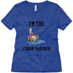 Ladies Relaxed Fit V-Neck Tee