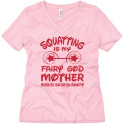 Ladies Relaxed Fit V-Neck Tee