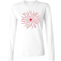 Ladies Relaxed Fit Basic Long Sleeve Tee