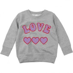 Toddler Crewneck Basic Promo Sweatshirt