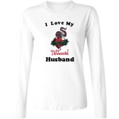 Ladies Relaxed Fit Basic Long Sleeve Tee