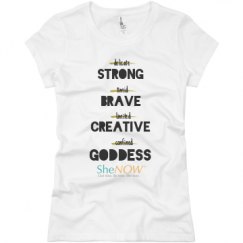 Ladies Slim Fit Basic Promo Jersey Tee