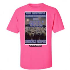 Unisex Ultra Cotton Safety Neon Crewneck Tee