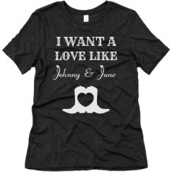 Ladies Relaxed Fit Super Soft Triblend Tee