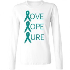 Ladies Relaxed Fit Basic Long Sleeve Tee