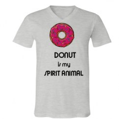 Unisex V-Neck Jersey Tee