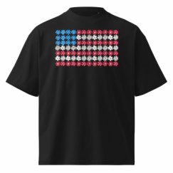 Unisex Organic Oversized High Neck T-Shirt