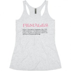 Ladies Slim Fit Super Soft Racerback Triblend Tank