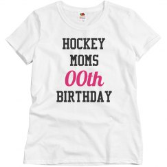 Customize hockey mom birhtday