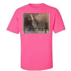 Unisex Ultra Cotton Safety Neon Crewneck Tee