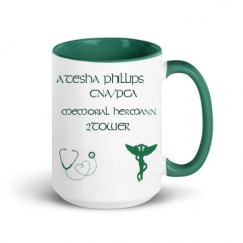 15oz Ceramic Mug with Color Inside