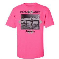 Unisex Ultra Cotton Safety Neon Crewneck Tee