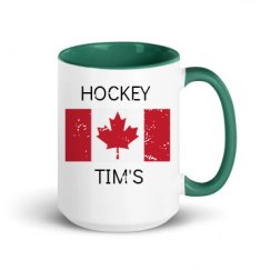 15oz Ceramic Mug with Color Inside