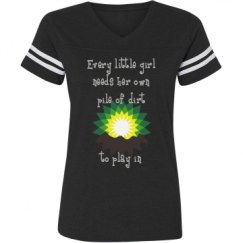 Ladies Relaxed Fit Vintage Sports Tee