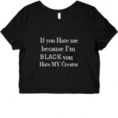 Ladies Slim Fit Crop Top Tee